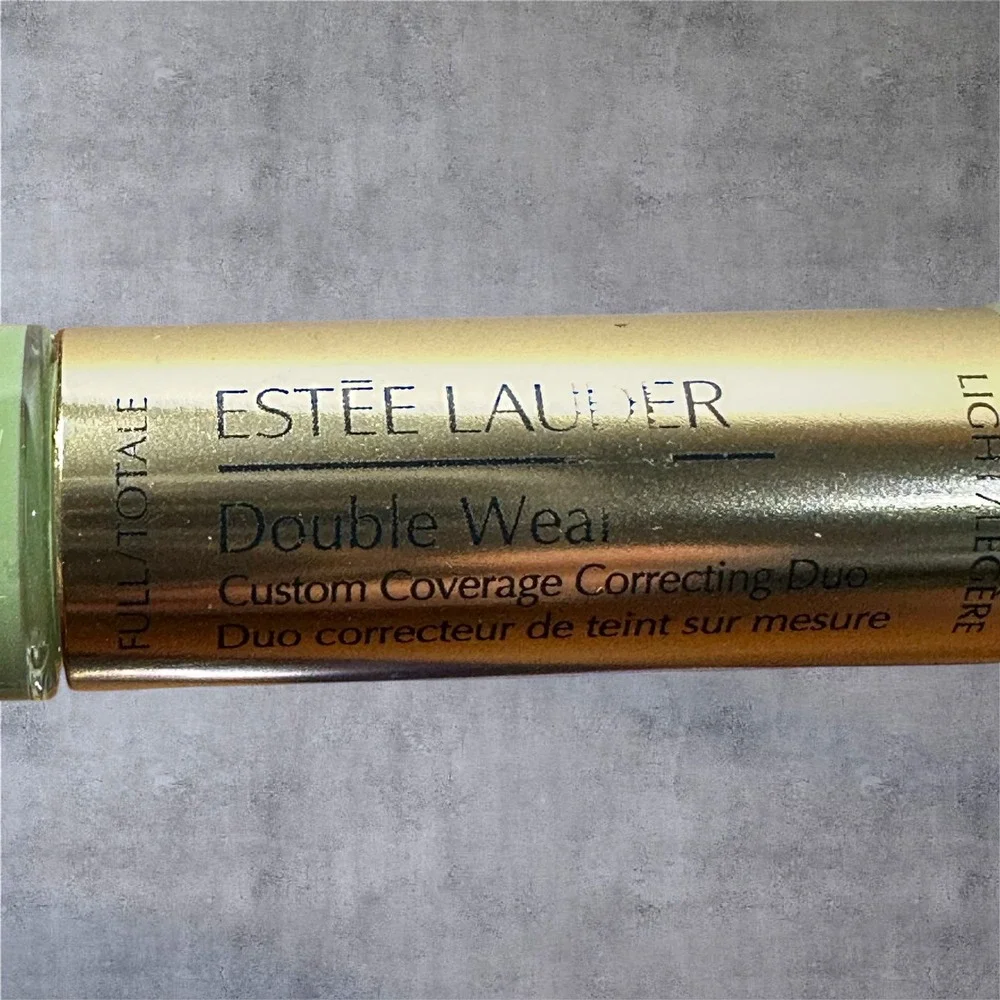 Estee Lauder Double‎ Wear Custom Coverage Correcting Duo Green NEW Color Correct